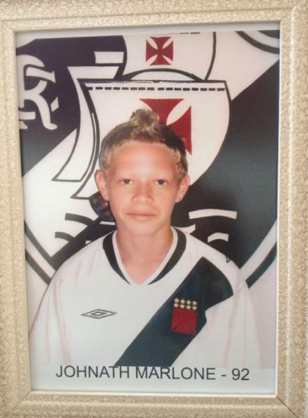 Marlone, em 2005, pouco depois de vestir pela primeira vez a camisa do Vasco