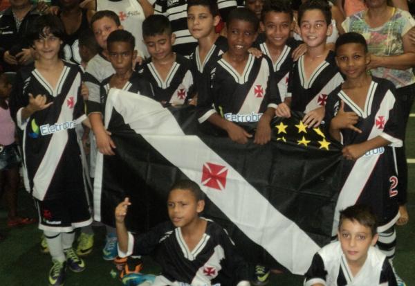 Time do Vasco no Estadual de Futsal Sub-9 2013