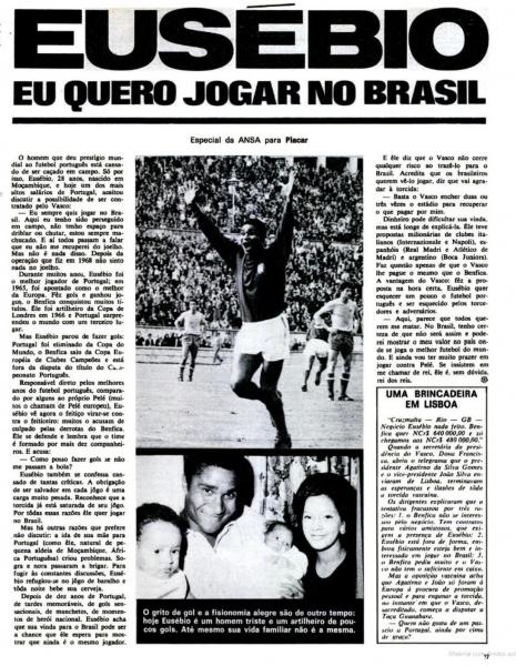 Revista Placar, 13/07/1970
