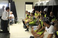 Rodrigo Caetano e jogadores