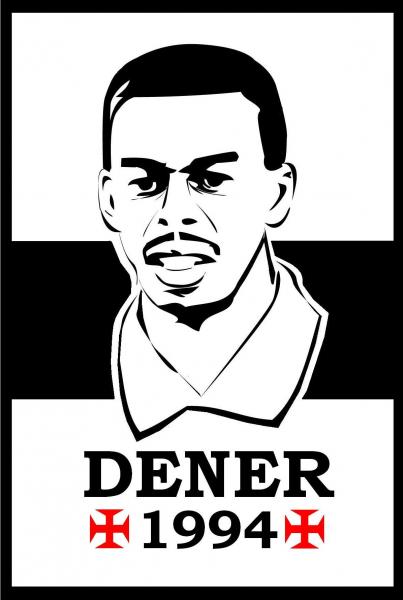 Dener � homenageado em bandeira da torcida