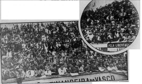 Torcida do Vasco O Globo Esportivo 1938