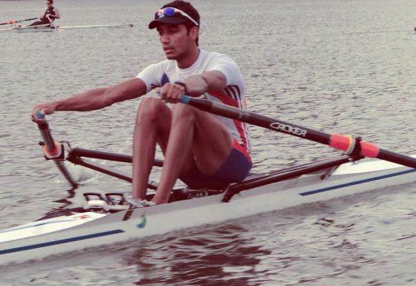 Remador Marcos Oscar Alves est de volta ao Vasco