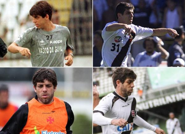 Juninho em suas mais variadas formas no Vasco, entre a dcada de 90 e sua ltima passagem
