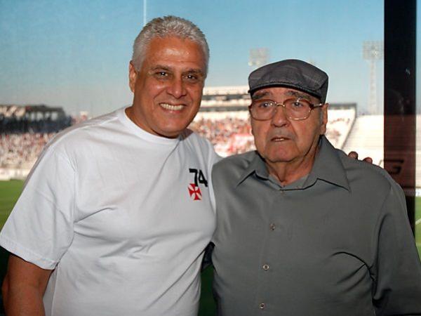 Roberto Dinamite e Mrio Travaglini em So Janurio