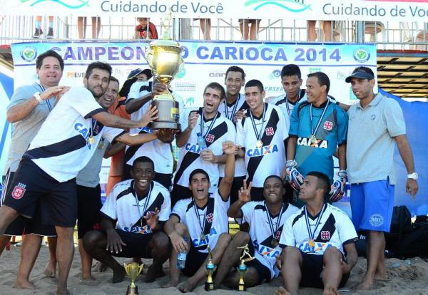 Com vitria sobre o Flamengo na final, o Vasco se sagrou campeo estadual de Beach Soccer