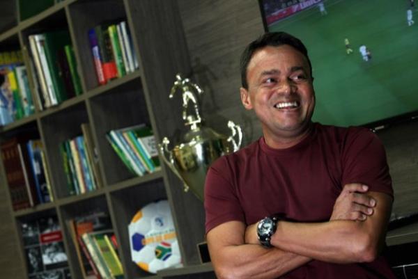 Ex-atleta trabalha hoje na coordenao da Saferj (Sindicato dos Atletas de Futebol do Estado do Rio de Janeiro)