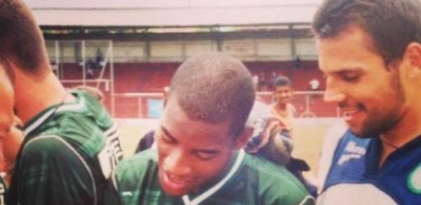 Edmilson e Diego Cavalieri nos tempos de Palmeiras