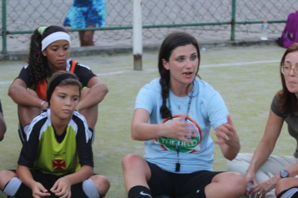 Erica Woda conversou com as jovens promessas vascanas