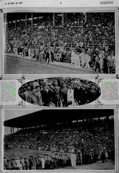 Vasco So Janurio lotado Revista da Semana 1927