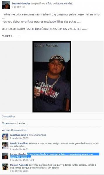 Leone diz em comentrio que no se arrepende jamais