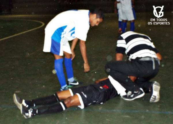 Roni s foi atendido aps o gol do Graja