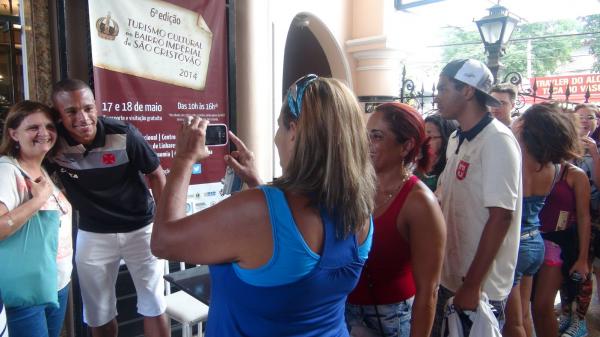 Jordi fez a alegria dos visitantes