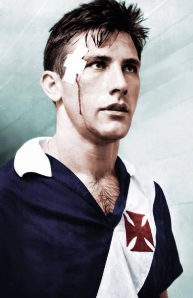 Bellini, em foto de 1961 colorizada digitalmente