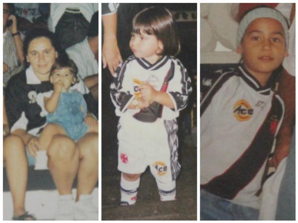 Na infncia, Brenda costumava acompanhar os jogos do Vasco