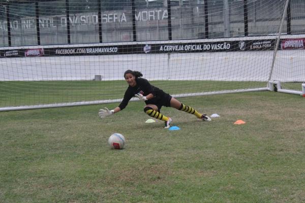 Jully durante treinamento em So Janurio