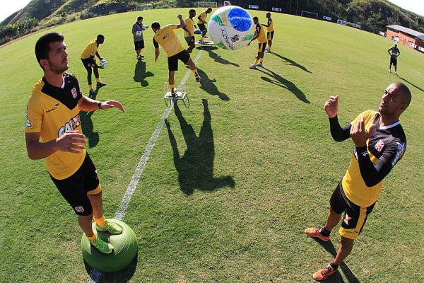 Jogadores suaram na tarde desta tera