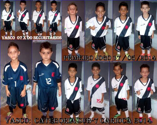 Equipe sub-7 de futsal do Vasco da Gama