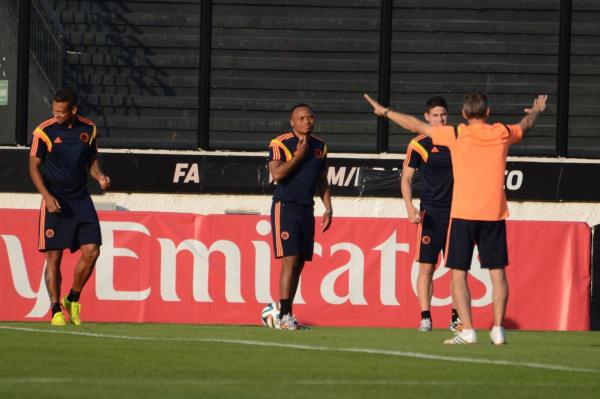 Seleo da Colmbia suou a camisa em So Janurio