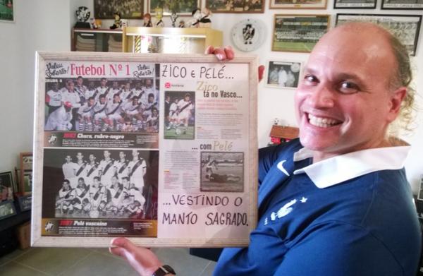 Tarcisio Rezende coleciona itens de futebol h 40 anos