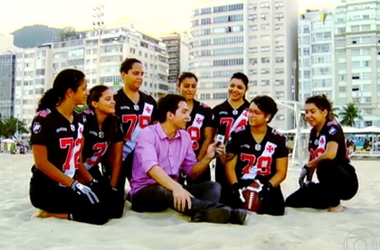 Futebol Americano Feminino: Veja reportagem do 'Bom Dia Rio' com o Vasco  Big Riders - NETVASCO