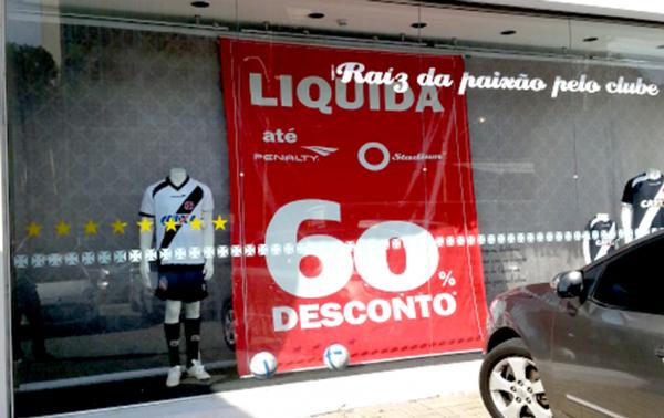 Loja do Vasco em liquidao