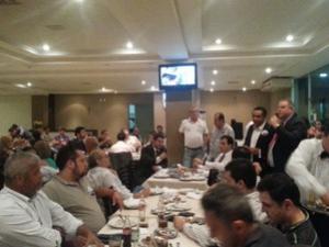 Monteiro discursa em jantar de adeso: aposta na polarizao com Eurico