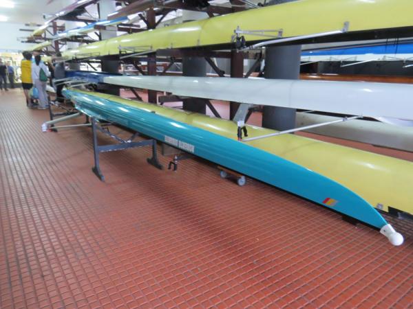 Barco skiff em homenagem ao presidente Roberto Dinamite