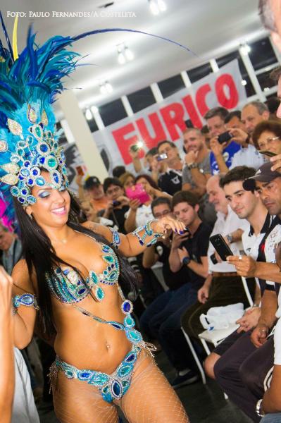 Unidos da Tijuca na reunio de apoio  Eurico Miranda