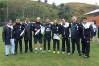 Integrantes da Seleo Feminina receberam kits do Vasco