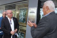 Joo Ernesto e Roberto Dinamite inauguraram o novo espao do Centro de Memria