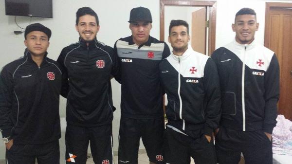 verton Frana, Kadu Fernandes, Gabriel Flix, Guilherme Costa e Lucas Barbosa