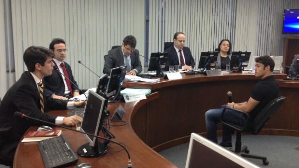 Kleber, atacante do Vasco, em julgamento no STJD