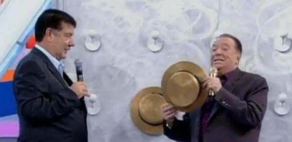 Joel Santana participou de quadro do Programa Raul Gil em julho passado