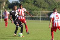 Matheus Santana substituiu o lesionado Luan Rocha neste sbado
