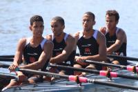 Equipe Four-Skiff Aspirante terminou a prova na quarta colocao