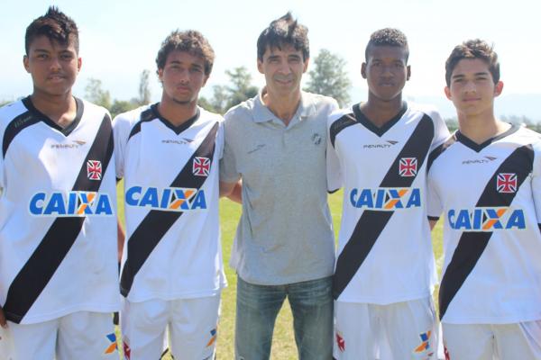 Evander, Hugo Borges, Mauro Galvo, Alan e Andrey