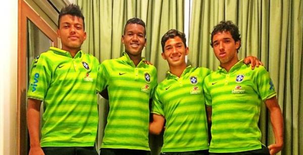 Evander, Alan, Andrey e Hugo Borges