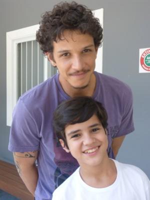 Adriano conquistou o elenco