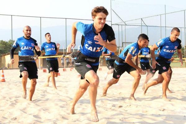 Maxi Rodriguez se esfora para melhorar o seu condicionamento fsico no Vasco