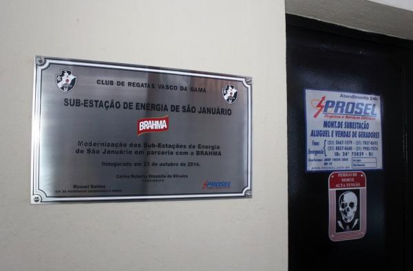 Em parceria com Ambev e Prosel, Vasco inaugura novas subestaes do complexo de So Janurio