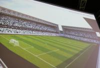 Projeo interna de So Janurio: estdio passaria a ter capacidade para 30 mil pessoas