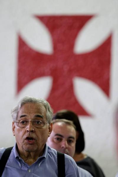 Caras e bocas de Eurico Miranda, candidato  presidncia do Vasco