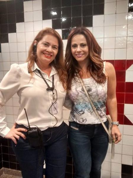 Coordenadora de Eventos do Vasco Martha Tulio e Viviane Arajo