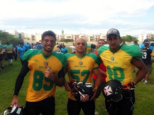 Vascanos Lipe Fernandes, Pablo Chalfun e Romulo Ramos atuaram pela Seleo Brasileira