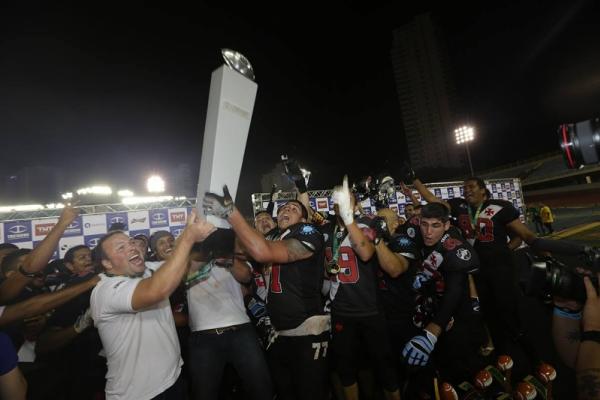 O Vasco se sagrou campeo do Torneio Touchdown, a competio mais importante do Futebol Americano brasileiro