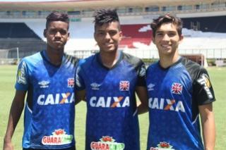 Trio de meninos, Alan, Evander e Andrey so esperanas do Vasco