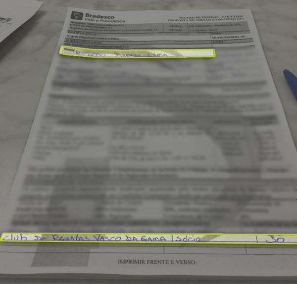 Seguro de vida do torcedor estipula metade da indenizao para o Vasco