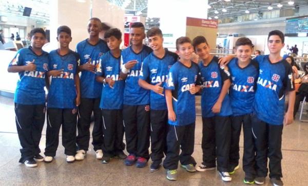 Time sub-13 do Vasco viajou na sexta-feira (09/01), para o Rio Grande do Sul.