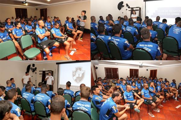 Profissionais do Vasco ministraram palestras durante esta semana em Pinheiral